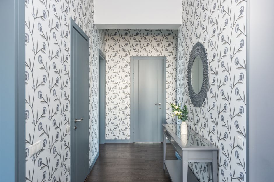 Speelse winterkamer met vrolijk lama behang. Speelse winterkamer met vrolijk lama behang.